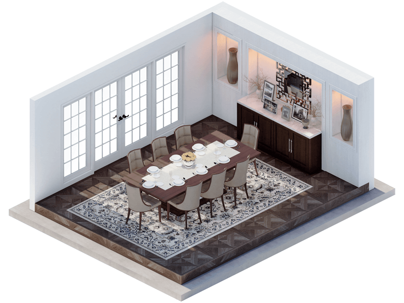 Westing Traditional Dining Room
