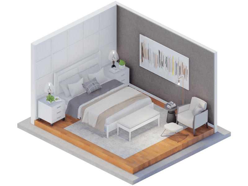 Valentina Transitional Bedroom