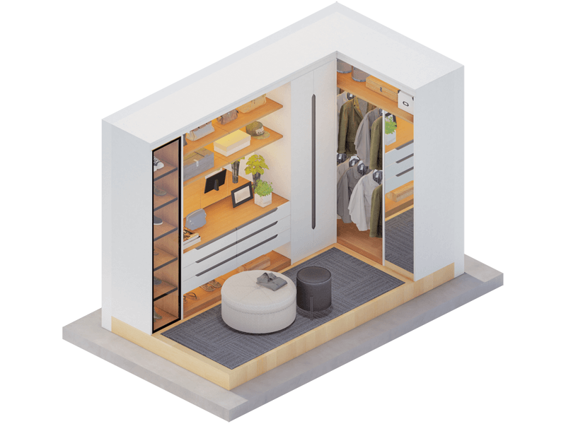 Astrid Contemporary Closet