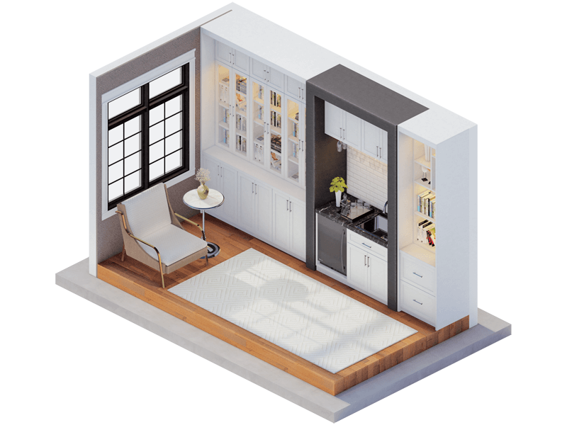 Giovani Transitional Den