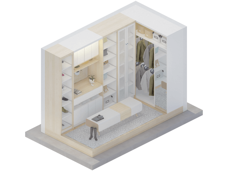 Karalie Scandinavian Closet