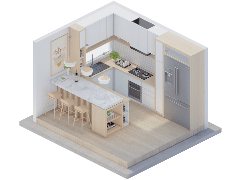 Henrick Scandinavian Kitchen