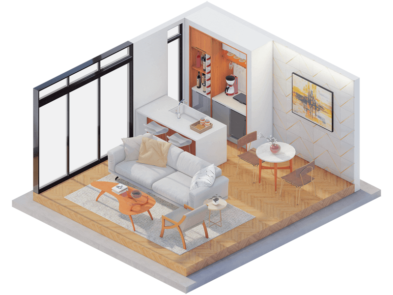 Eams Mid-Century Modern Den