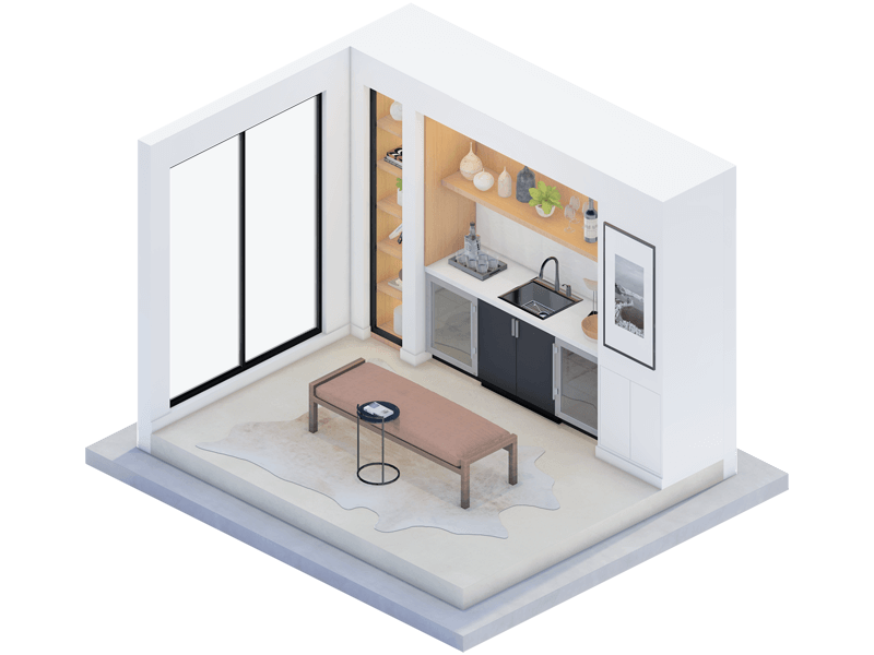 Arcos Contemporary Den