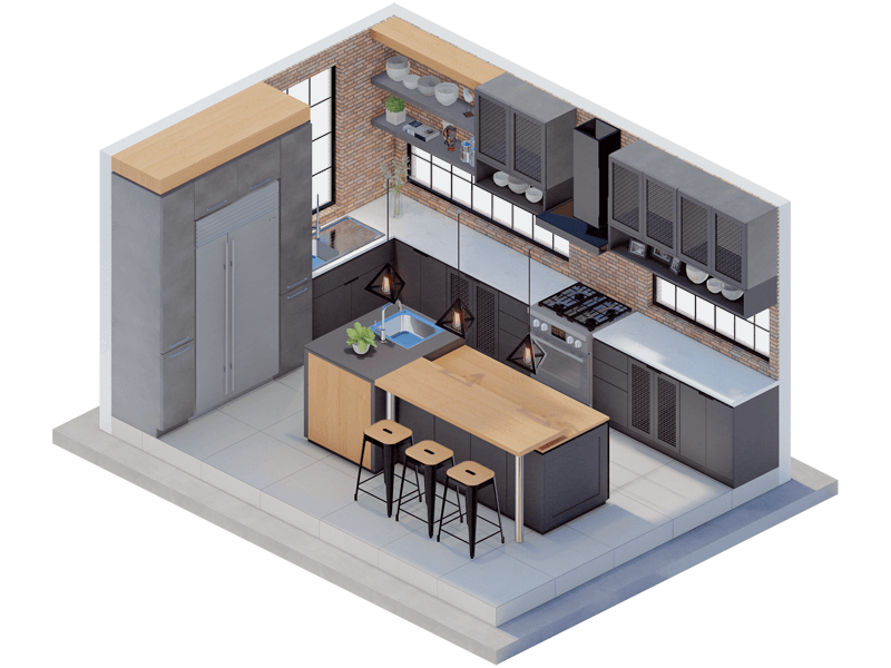 New York Industrial Kitchen