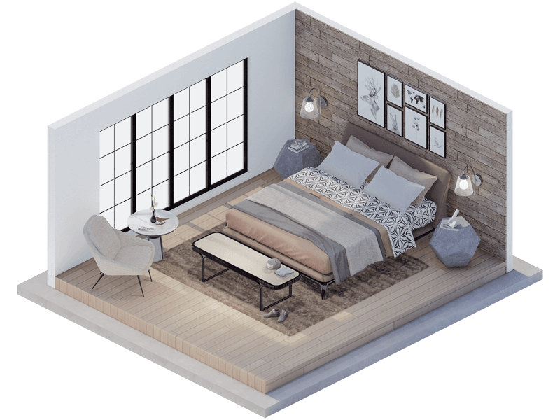 Annalee Farmhouse Bedroom