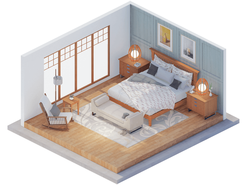 Garrison Craftsman Bedroom