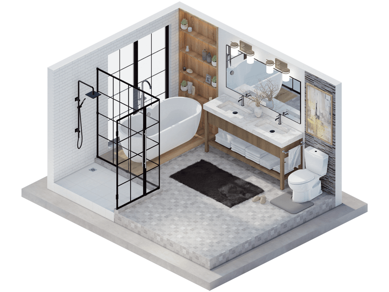 Annalee Farmhouse Bathroom