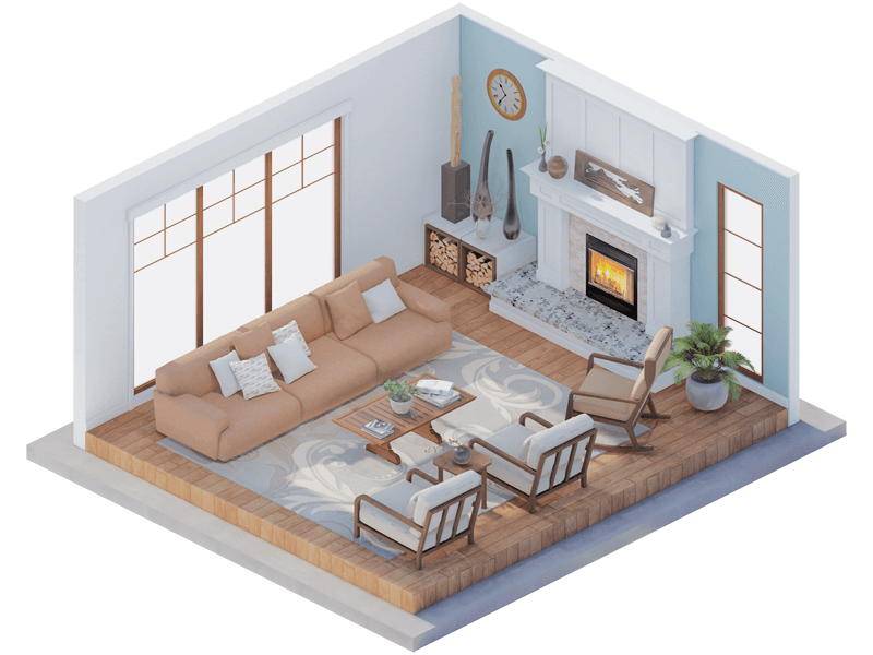 Garrison Craftsman Fireplace