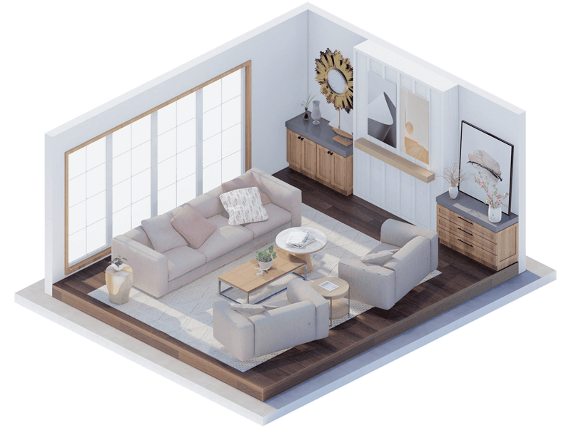 Annalee Farmhouse Living Room