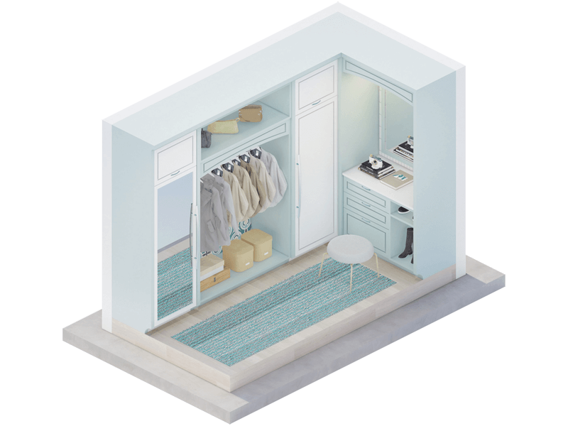 Morocco Mediterranean Closet