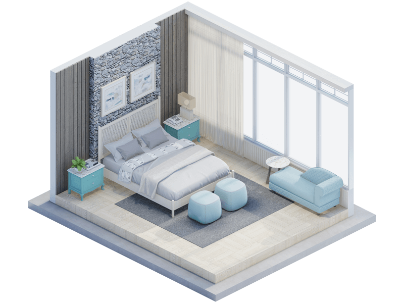 Malibu Beach Bedroom