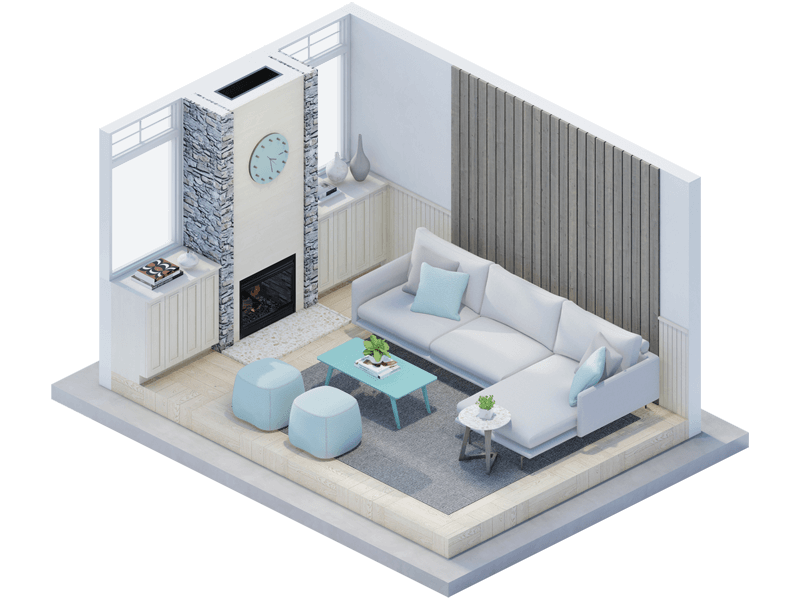 Malibu Beach Fireplace