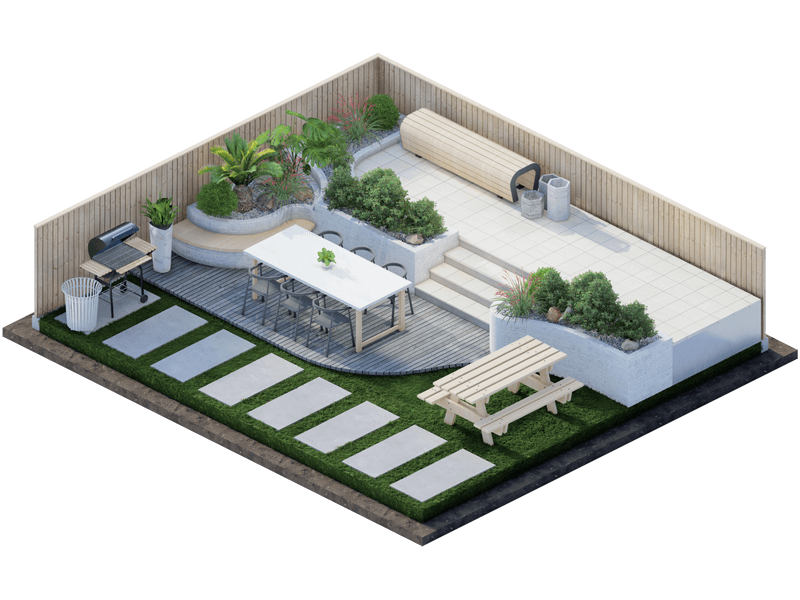 Caleb Craftsman Backyard