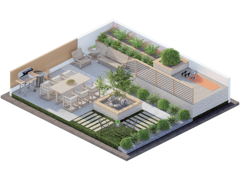 Sawyer Farmhouse Backyard