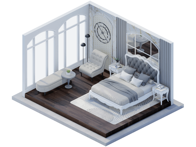 Zafer Mediterranean  Bedroom