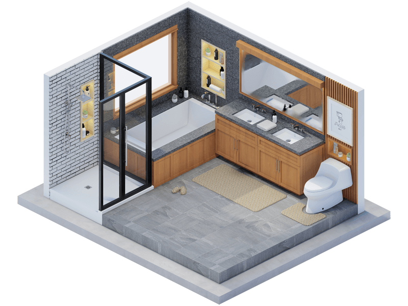 Chauncey Craftsman Bathroom