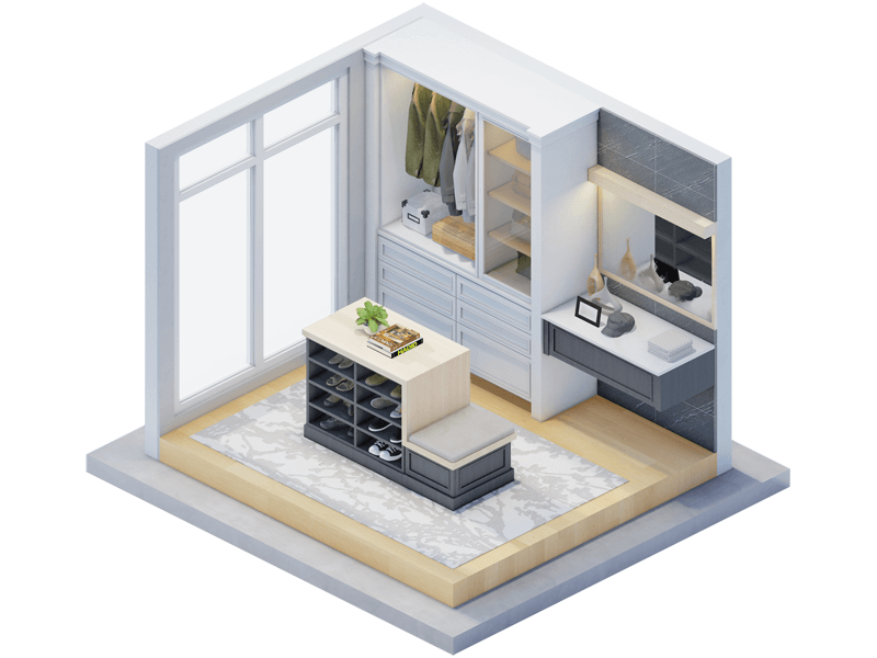 Caleb Craftsman Closet