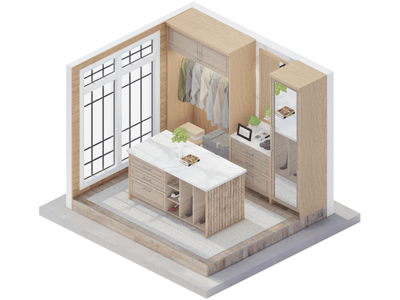 Sawyer Farmhouse Closet