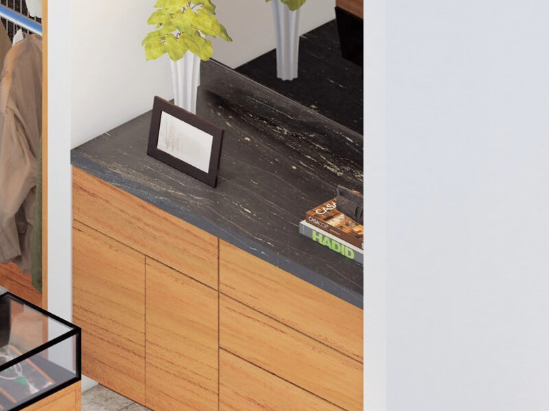 Mansfield Mid-Century Modern Closet - Image 2