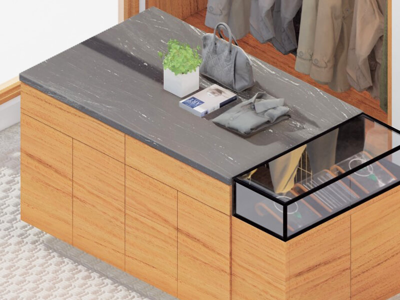 Mansfield Mid-Century Modern Closet - Image 4