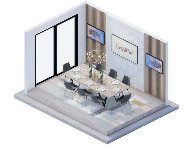 Lincoln Contemporary Dining Room