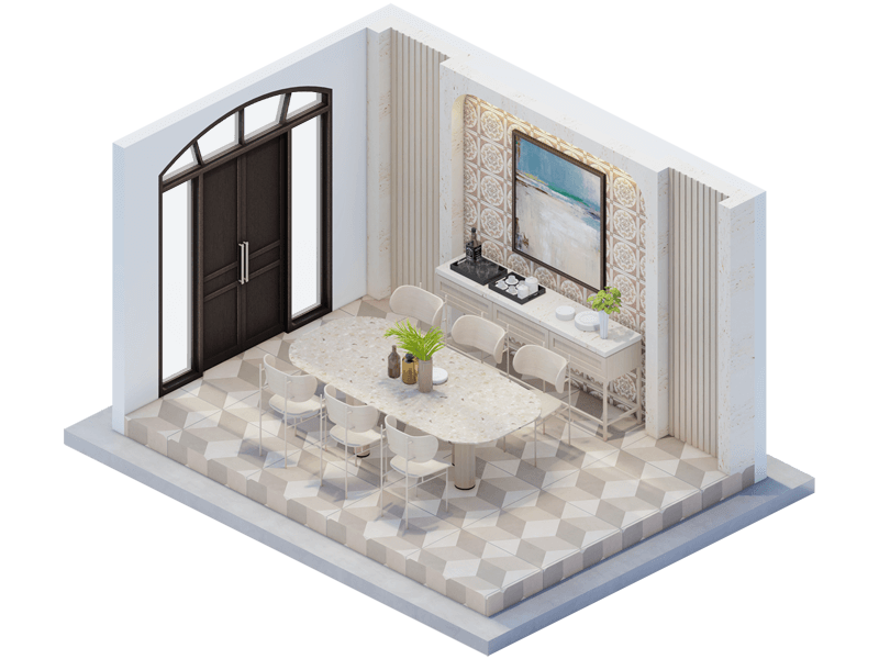 Callista Mediterranean Dining Room