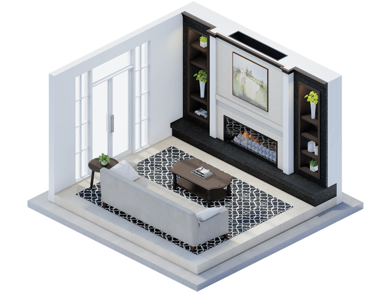 Alexander Traditional Fireplace