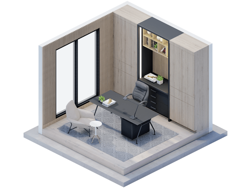 Lincoln Contemporary Home Office