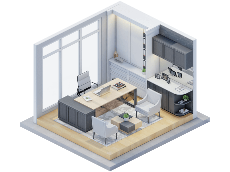 Caleb Craftsman Home Office