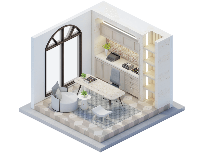 Callista Mediterranean Home Office