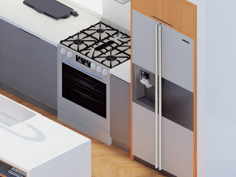 Eams Mid-Century Modern Kitchen - Image 2