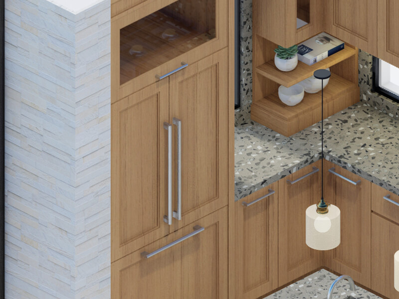 Ansel Craftsman Kitchen - Image 4