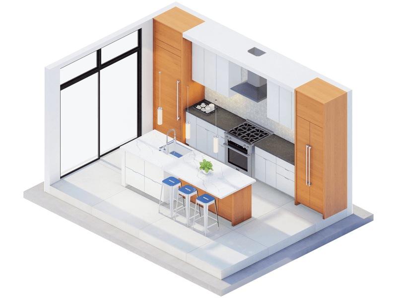 Breuer Mid-Century Modern Kitchen