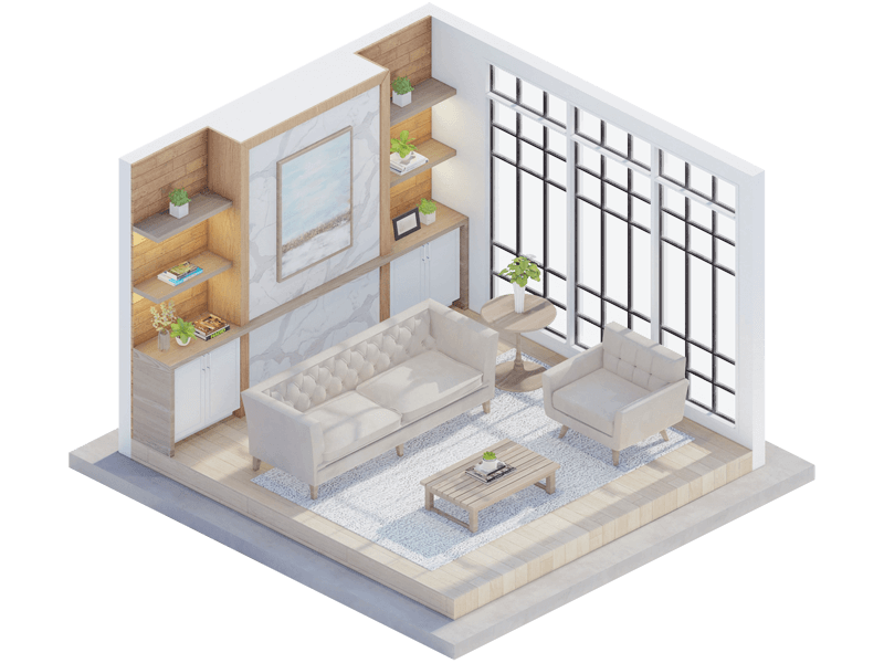 Sawyer Farmhouse Living Room