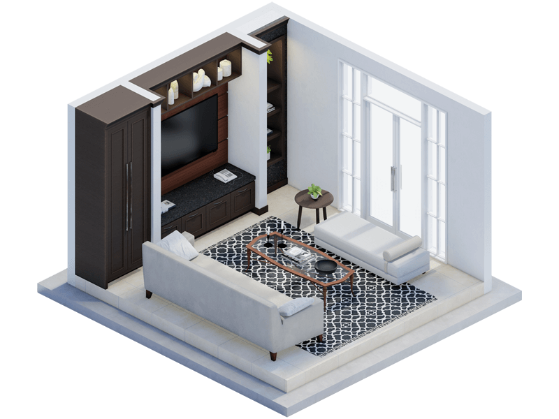 Alexander Traditional Living Room