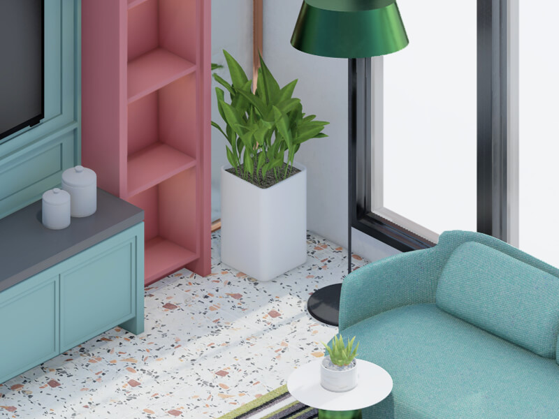 Mira Eclectic Living Room - Image 3