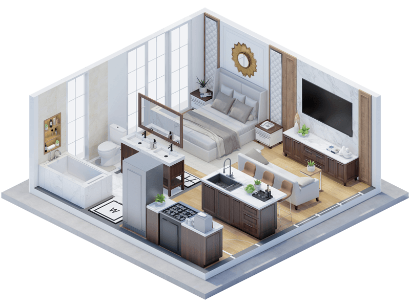 Westing Traditional ADU Interior Design Plans