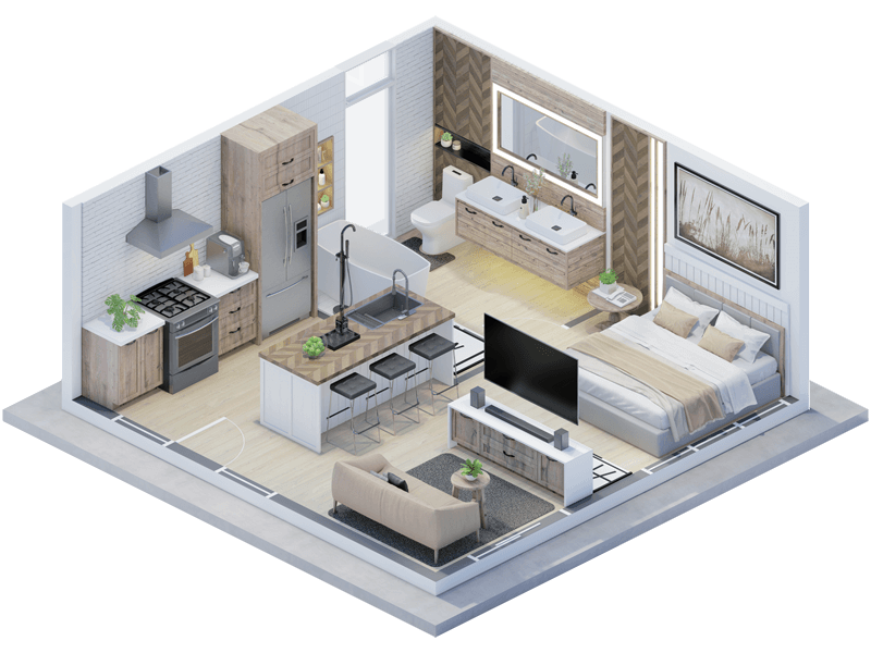 Charlotte Farmhouse ADU Interior Design Plans