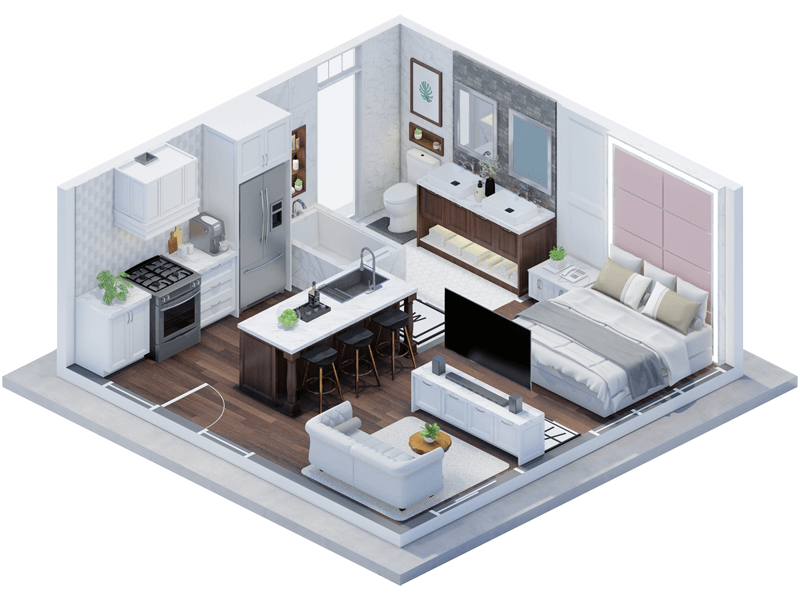 Cordelia Traditional ADU Interior Design Plans