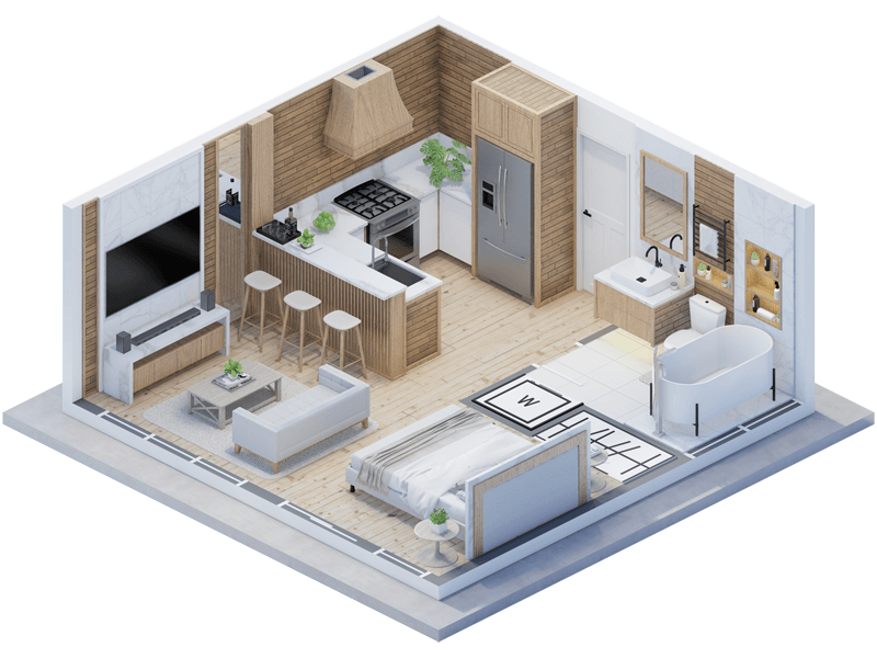 Sawyer Farmhouse ADU Interior Design Plans