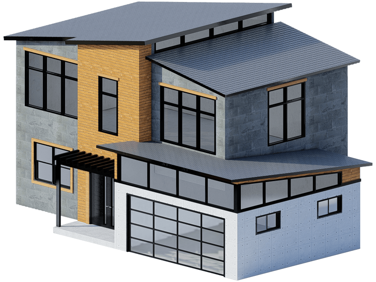 Mansfield Mid-Century Modern Exteriors