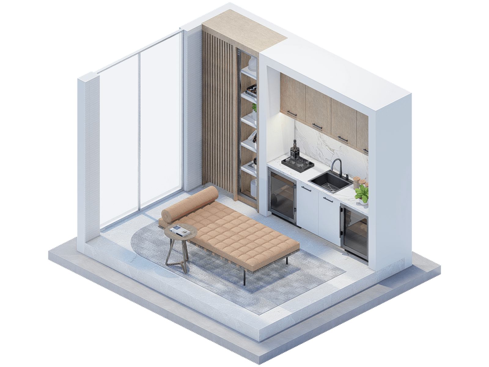 Soleado Contemporary Den